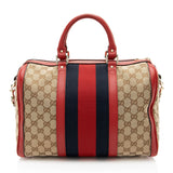 Gucci GG Canvas Vintage Web Joy Medium Boston Bag
