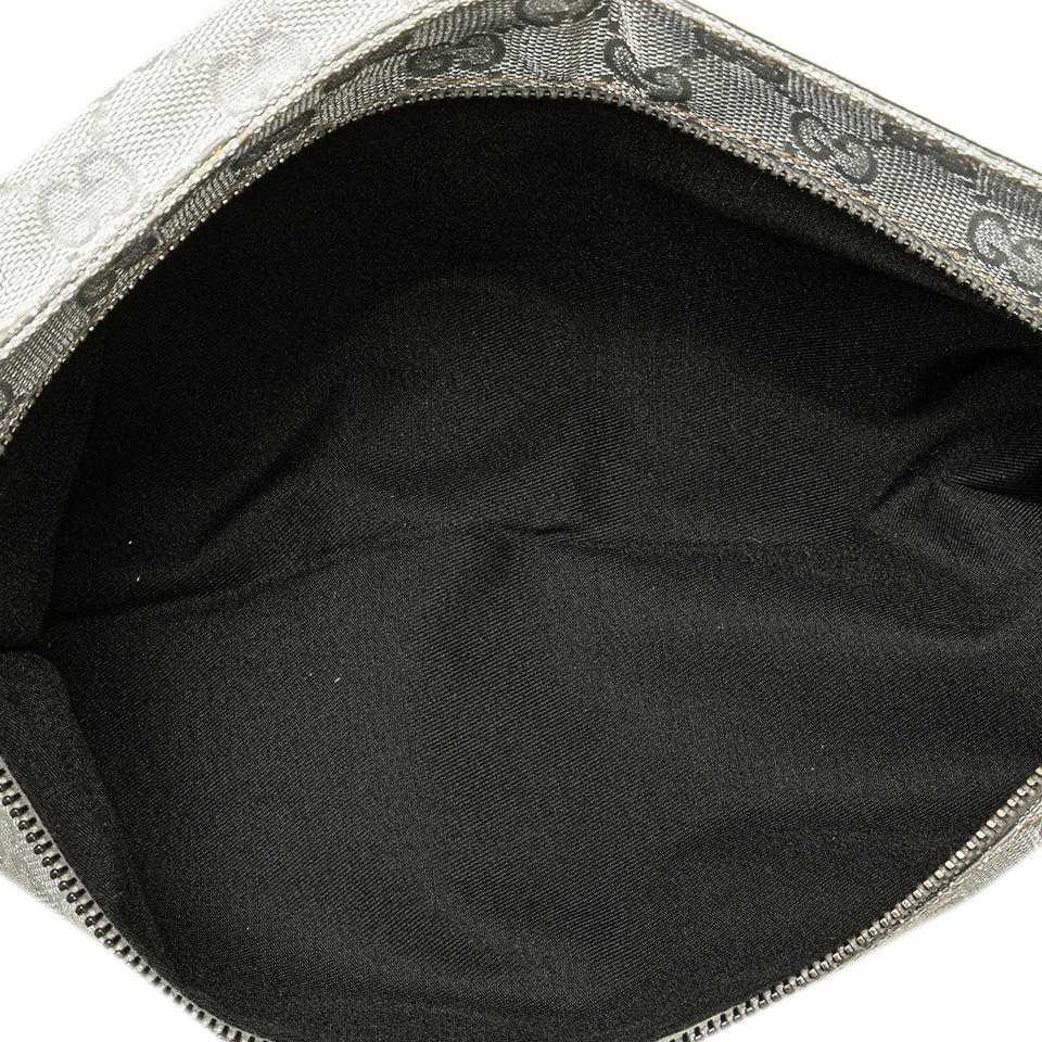 Gucci GG Canvas Web Double Pocket Belt Bag