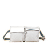 Gucci GG Canvas Web Double Pocket Belt Bag