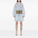Gucci GG Canvas Web Double Pocket Belt Bag