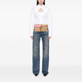 Gucci GG Canvas Web Double Pocket Belt Bag