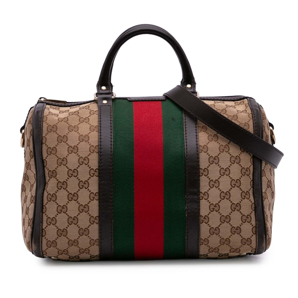 Gucci GG Canvas Web Joy Boston Bag