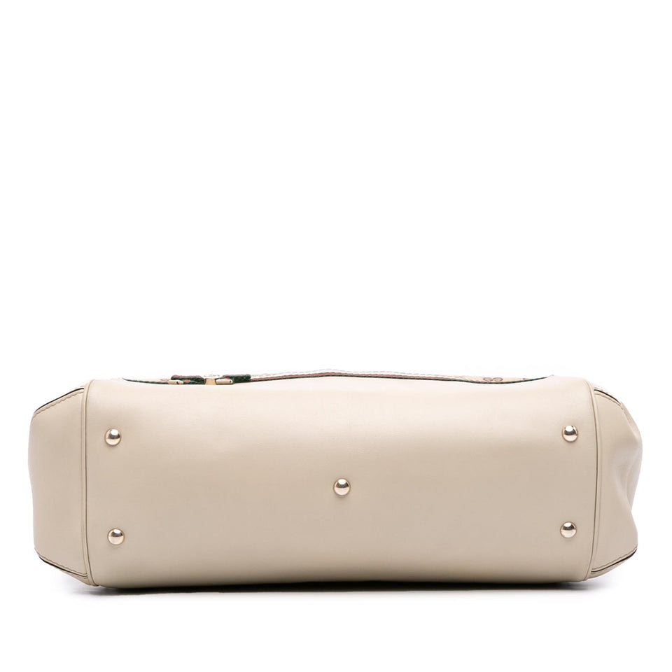 Gucci GG Canvas Web Mayfair Satchel