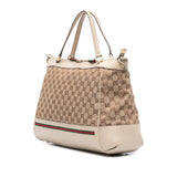 Gucci GG Canvas Web Mayfair Satchel