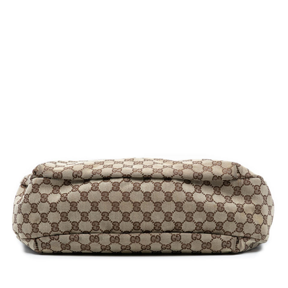 Gucci GG Canvas Web New Ladies Hobo