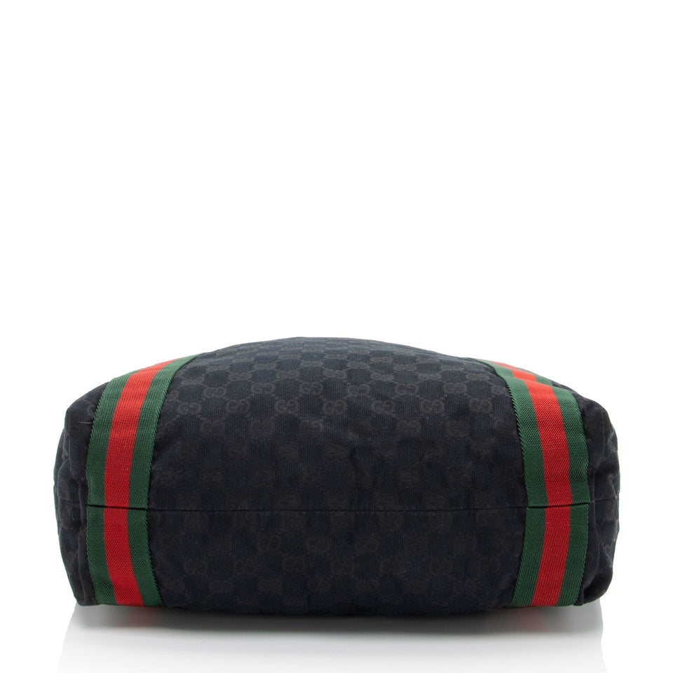 Gucci GG Canvas Web Original Tote