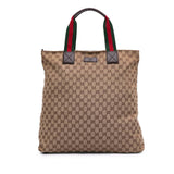 Gucci GG Canvas Web Tote