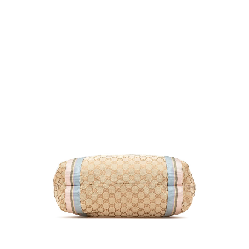 Gucci GG Canvas Web Tote