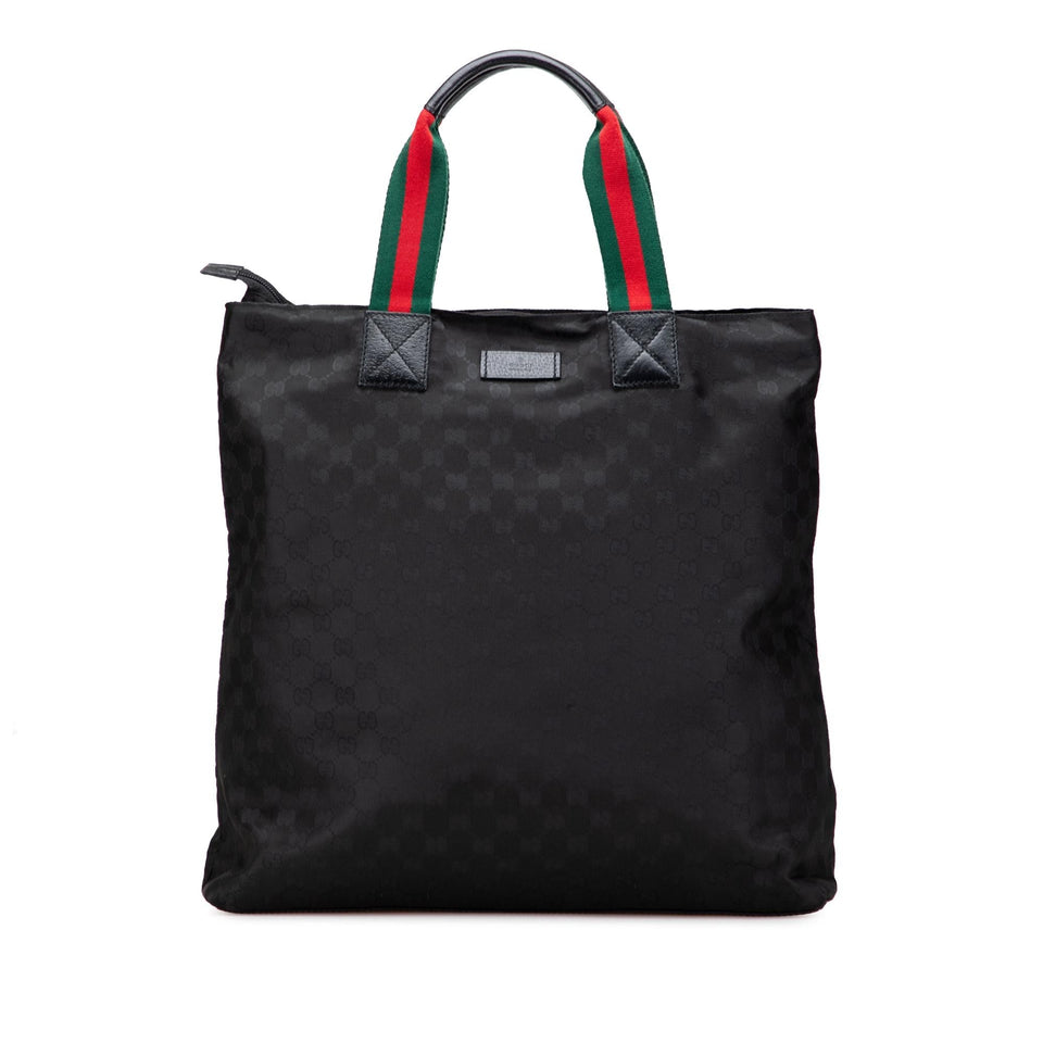 Gucci GG Canvas Web Tote