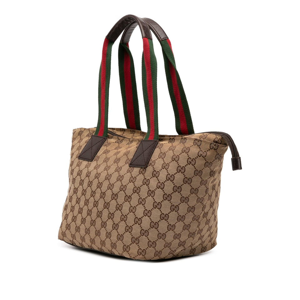Gucci GG Canvas Web Tote