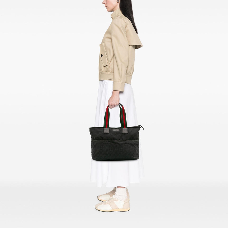 Gucci GG Canvas Web Tote