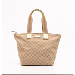 Gucci GG Canvas Web Tote