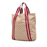 Gucci GG Canvas Web Tote