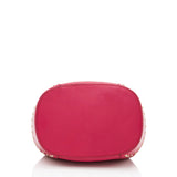 Gucci GG Debossed Diamante Leather Studded Bright Bucket Bag