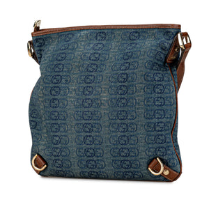 Gucci GG Denim Abbey D Ring Crossbody