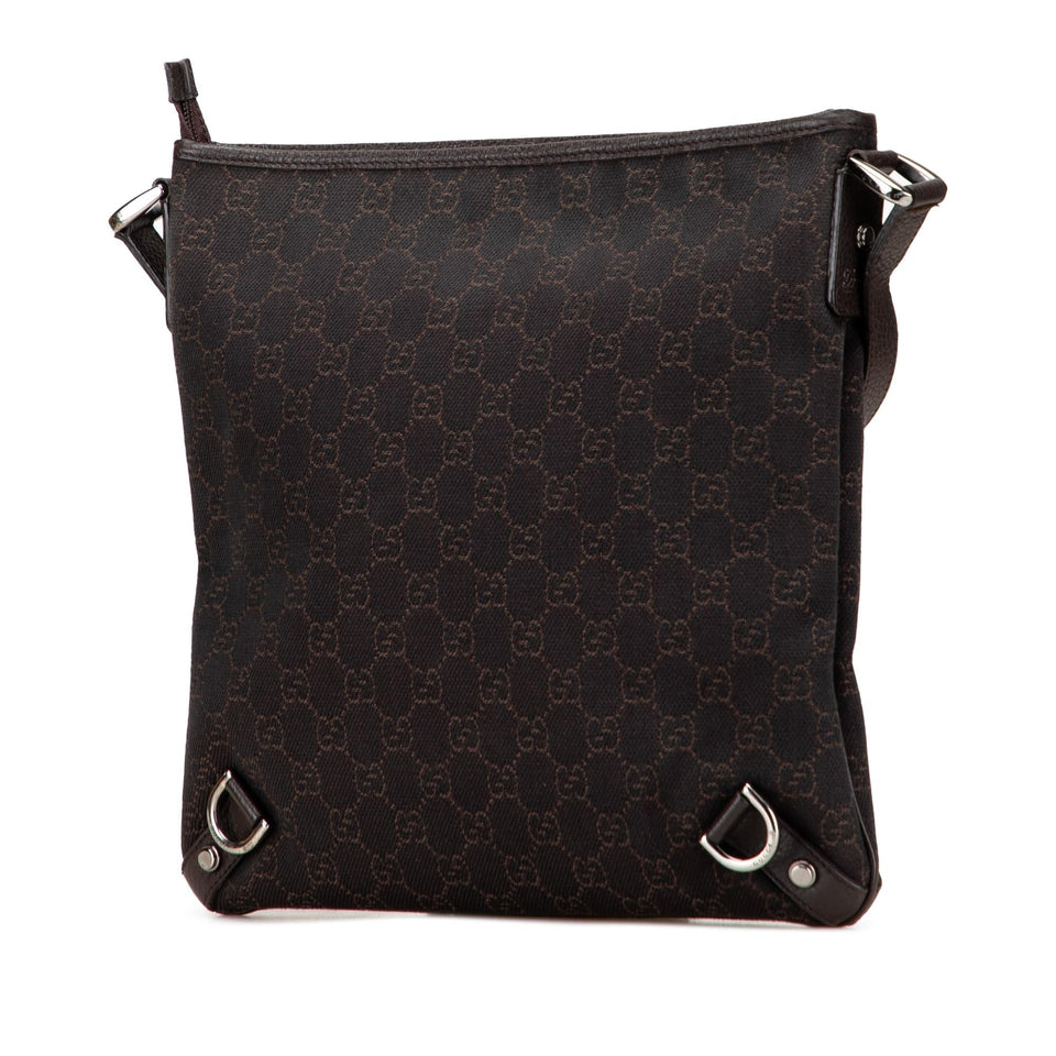 Gucci GG Denim Abbey D Ring Crossbody