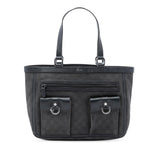 Gucci GG Denim Abbey D Ring Pocket Tote