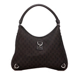 Gucci GG Denim Abbey D Ring Shoulder Bag