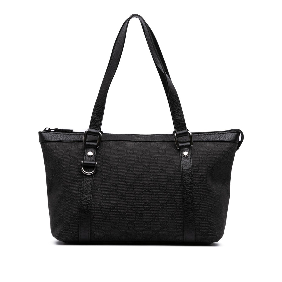 Gucci GG Denim Abbey D Ring Tote