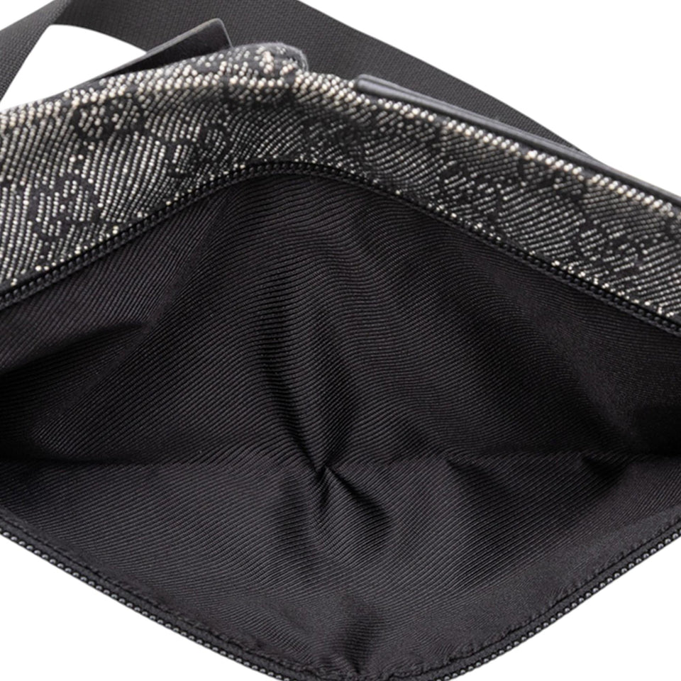 Gucci GG Denim Double Pocket Belt Bag