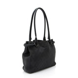 Gucci GG Denim Leather Square Tote