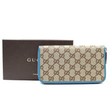 Gucci GG Guccissima Long Zip Around Organizer Wallet
