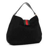 Gucci Monogram Large New Ladies Web Hobo Bag