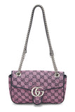 Gucci GG MARMONT DIAGONAL MATELASSE SMALL SHOULDER BAG