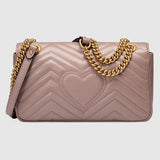 Gucci GG SMALL MARMONT MATELASSÃ SHOULDER BAG