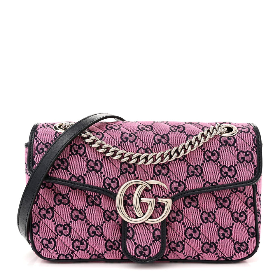 Gucci GG MARMONT DIAGONAL MATELASSE SMALL SHOULDER BAG
