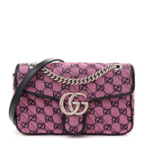 Gucci GG MARMONT DIAGONAL MATELASSE SMALL SHOULDER BAG