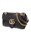 Gucci GG MARMONT SMALL MATELASSE CALFSKIN SHOULDER BAG
