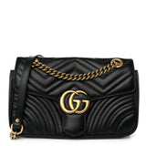 Gucci GG MARMONT QUILTED CALFSKIN LEATHER SMALL BAG