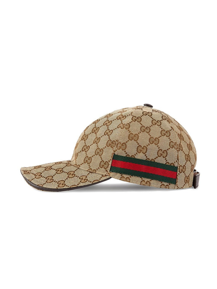 Gucci GG Supreme Logo Monogram Baseball Cap