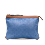 Gucci GG Nylon Top Zip Clutch