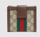 Gucci OPHIDIA GG FRENCH FLAP WALLET