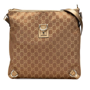 Gucci GG Satin Abbey D Ring Crossbody