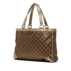 Gucci GG Satin Abbey D Ring Tote