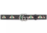 Gucci GG SUPREME UNISEX BEE LEATHER BELT