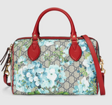 Gucci GG SUPREME MONOGRAM BLOOMS BOSTON BAG