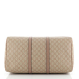 Gucci GG SUPREME BOSTON CARRY-ON DUFFLE BAG BLUSH