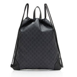 Gucci GG Supreme Canvas Drawstring Backpack
