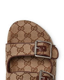Gucci GG SUPREME Men's Sideline Canvas Slide Sandals