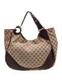 Gucci GG SUPREME LARGE CHARLOTTE HOBO BAG