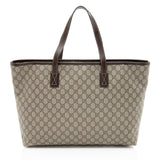 Gucci GG Supreme Classic Large Zip Tote