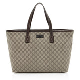 Gucci GG Supreme Classic Large Zip Tote
