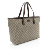 Gucci GG Supreme Classic Large Zip Tote