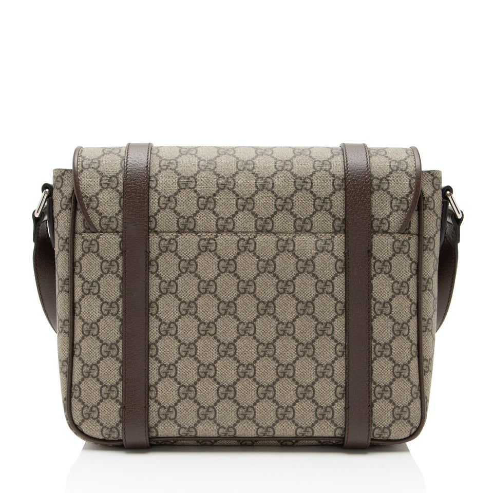 Gucci GG Supreme Double Buckle Messenger