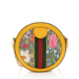 Gucci GG Supreme Flora Ophidia Round Mini Shoulder Bag
