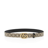 Gucci GG Supreme GG Marmont Reversible Belt - Size 32 / 80